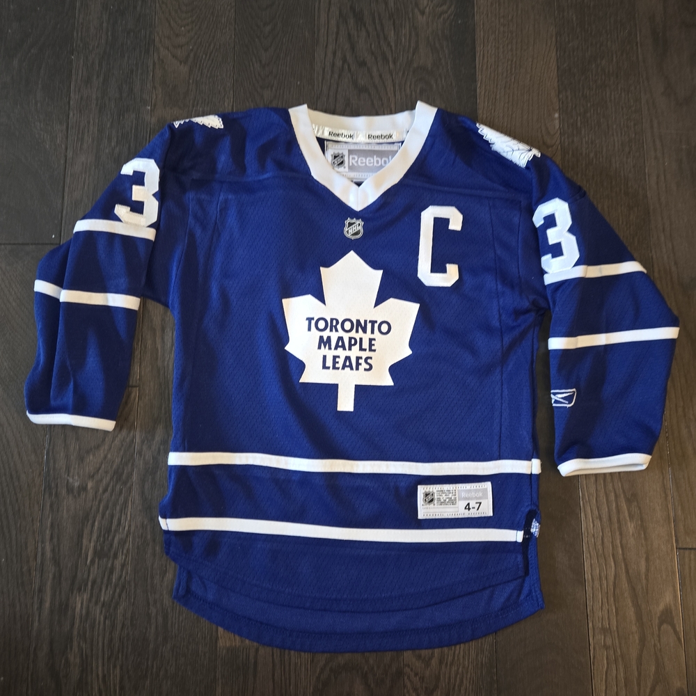 Reebok Kids Toronto Maple Leafs Phaneuf Captain Hockey Jersey Kids 4-7